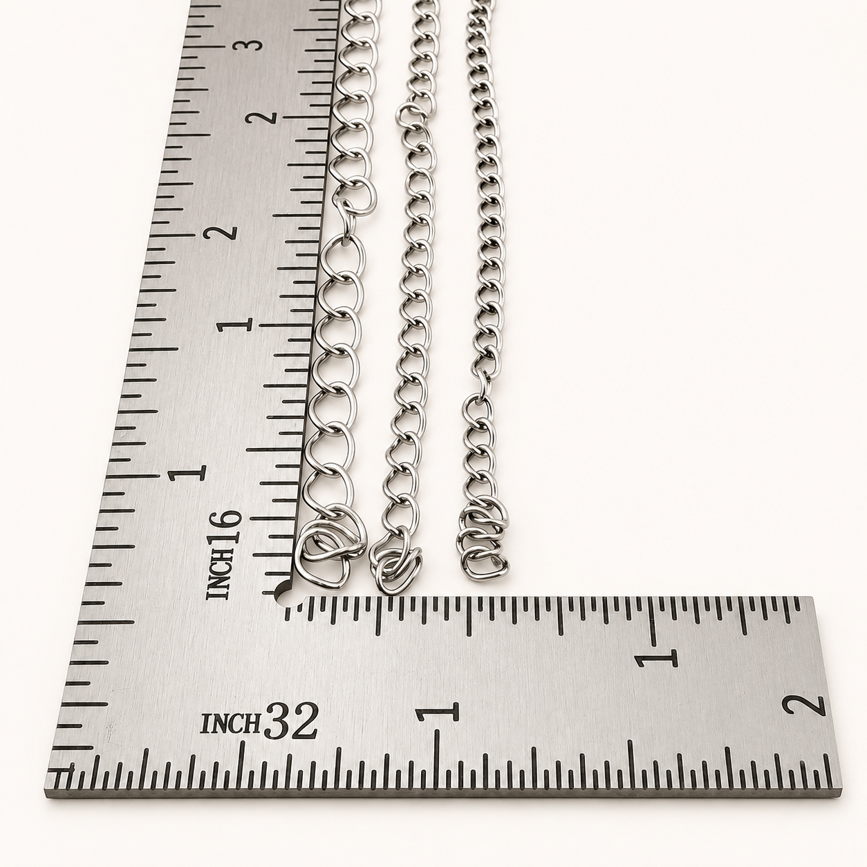 Twisted Extender Chain - Multiple Sizes (By the Foot)