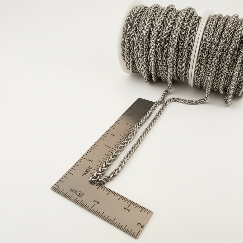 Wheat Chain - Multiple Sizes (3mm-4mm)