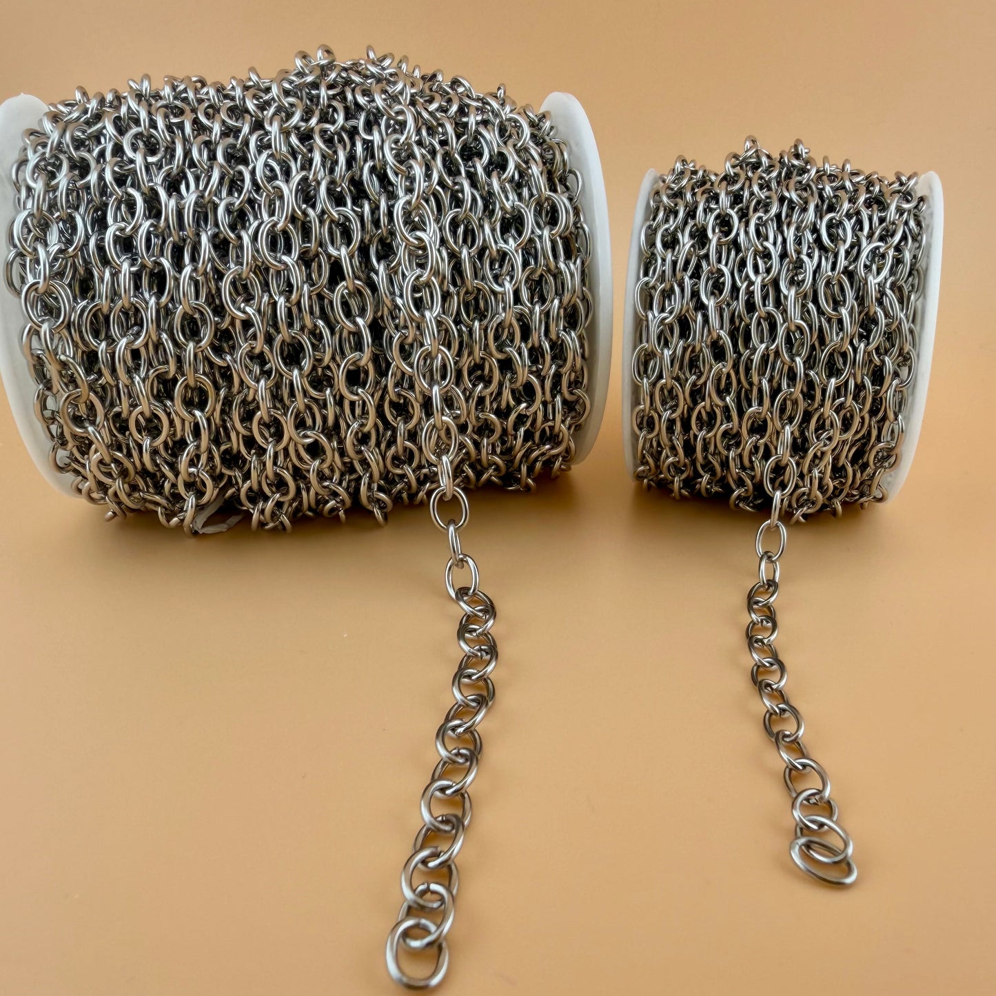 Oval Cable Chain - Multiple Sizes (By the Foot)