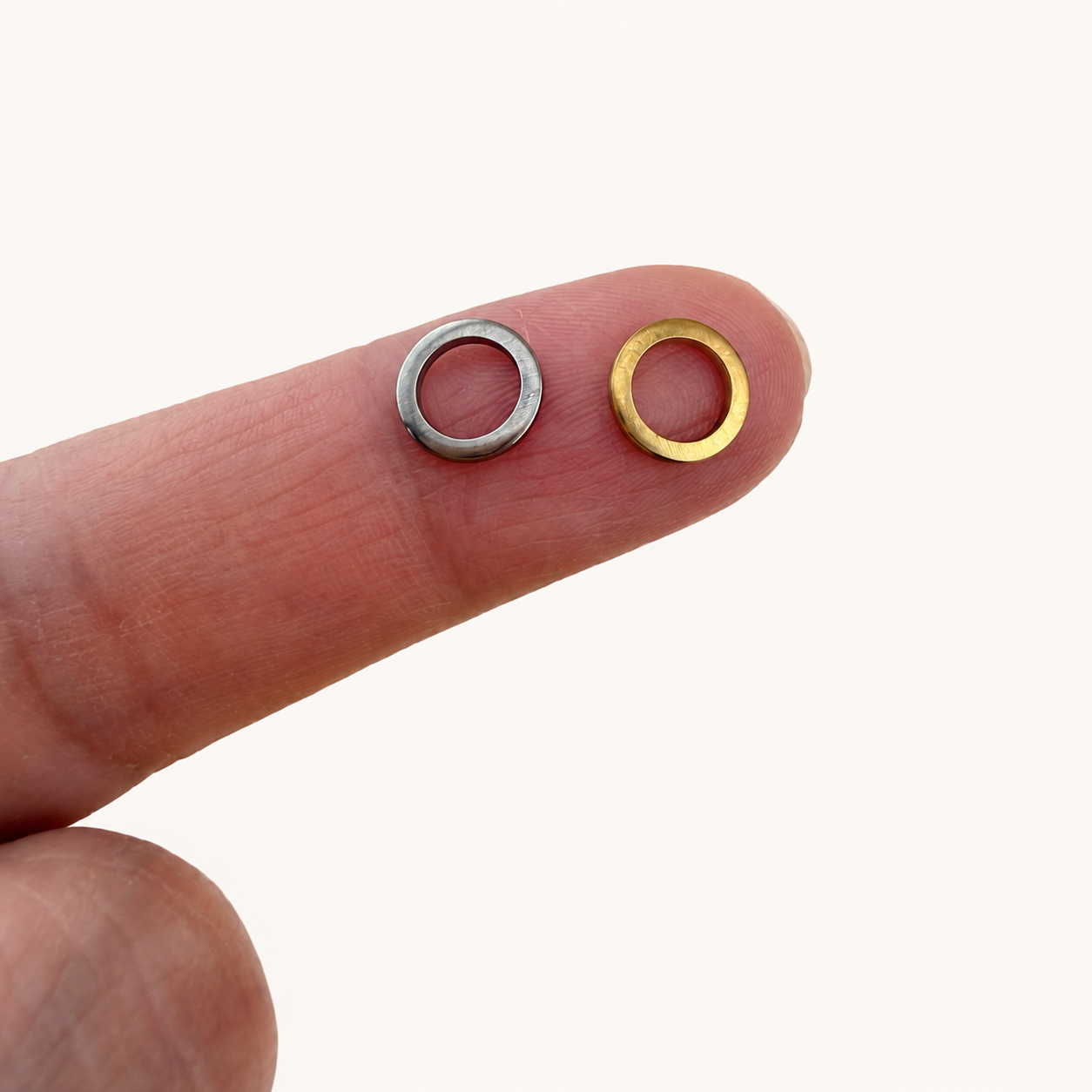 Stainless Steel Linking Rings – 8-10mm Gold & Silver