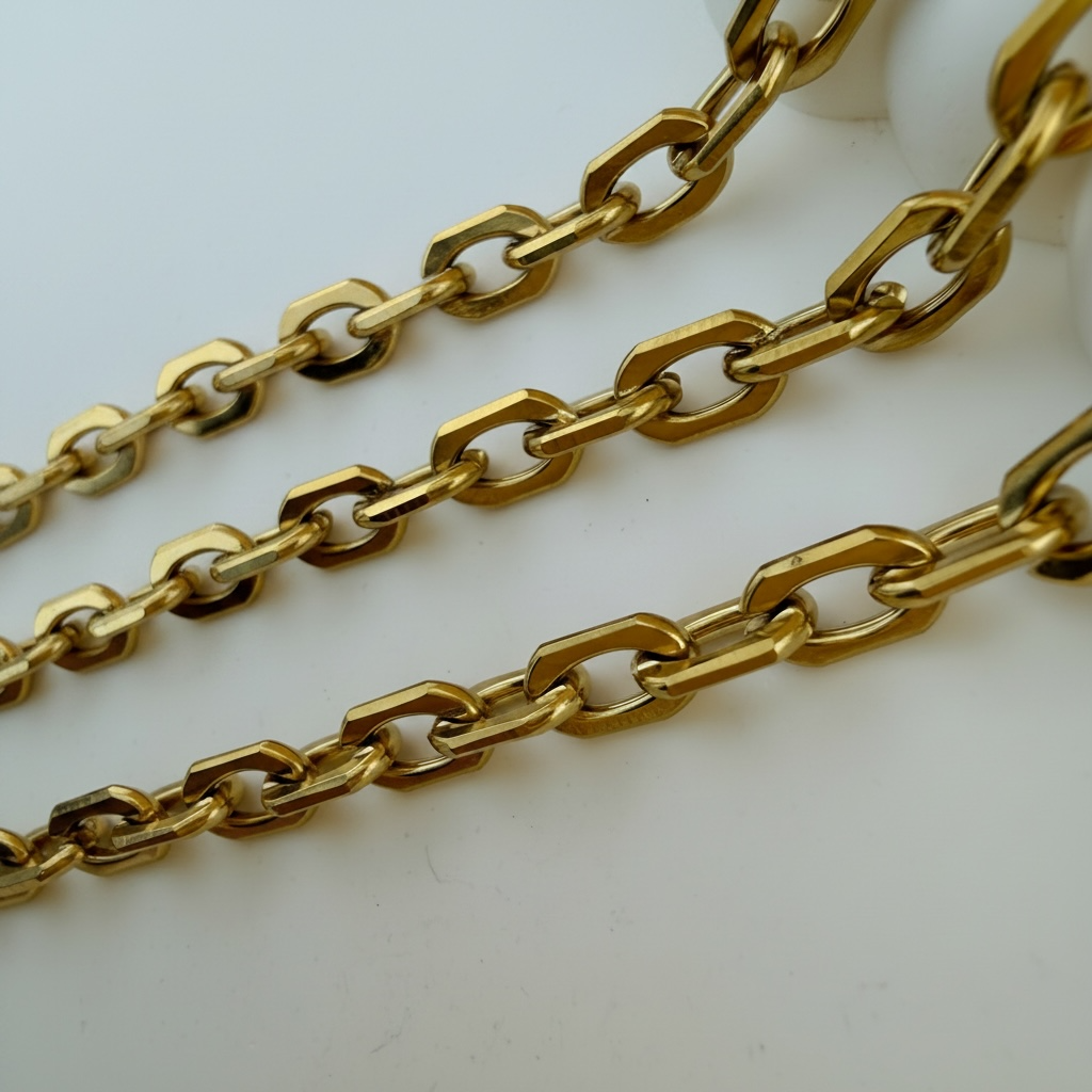 18k Gold Modern Cable Chain - 8.5x5.5mm