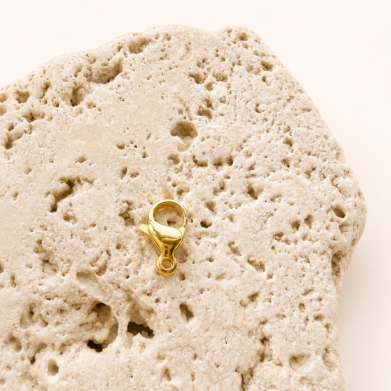 11mm 24K Gold Lobster Clasp