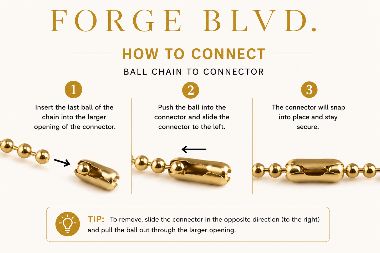 18K Gold 2mm Ball Chain Necklace - Multiple Sizes