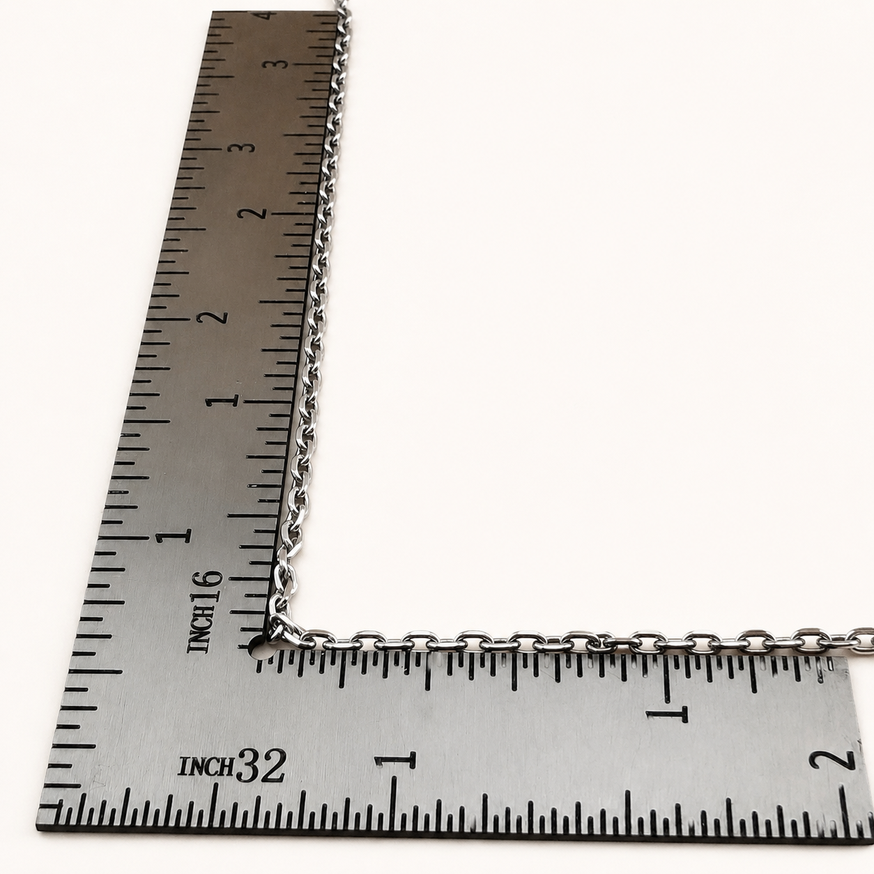 Diamond-cut Cable Chain - 3x2mm