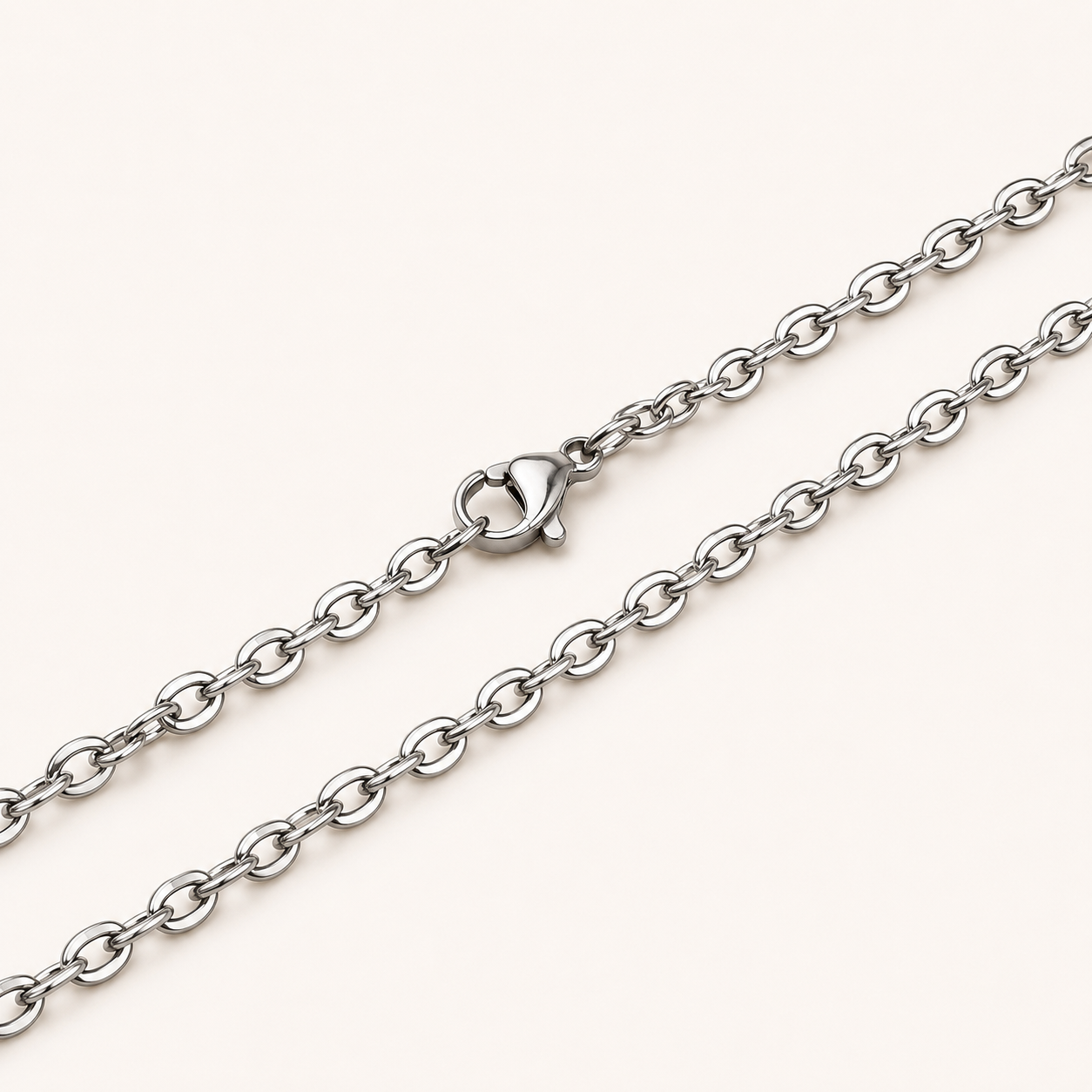 4mm Cable Chain Necklace - 23.7"