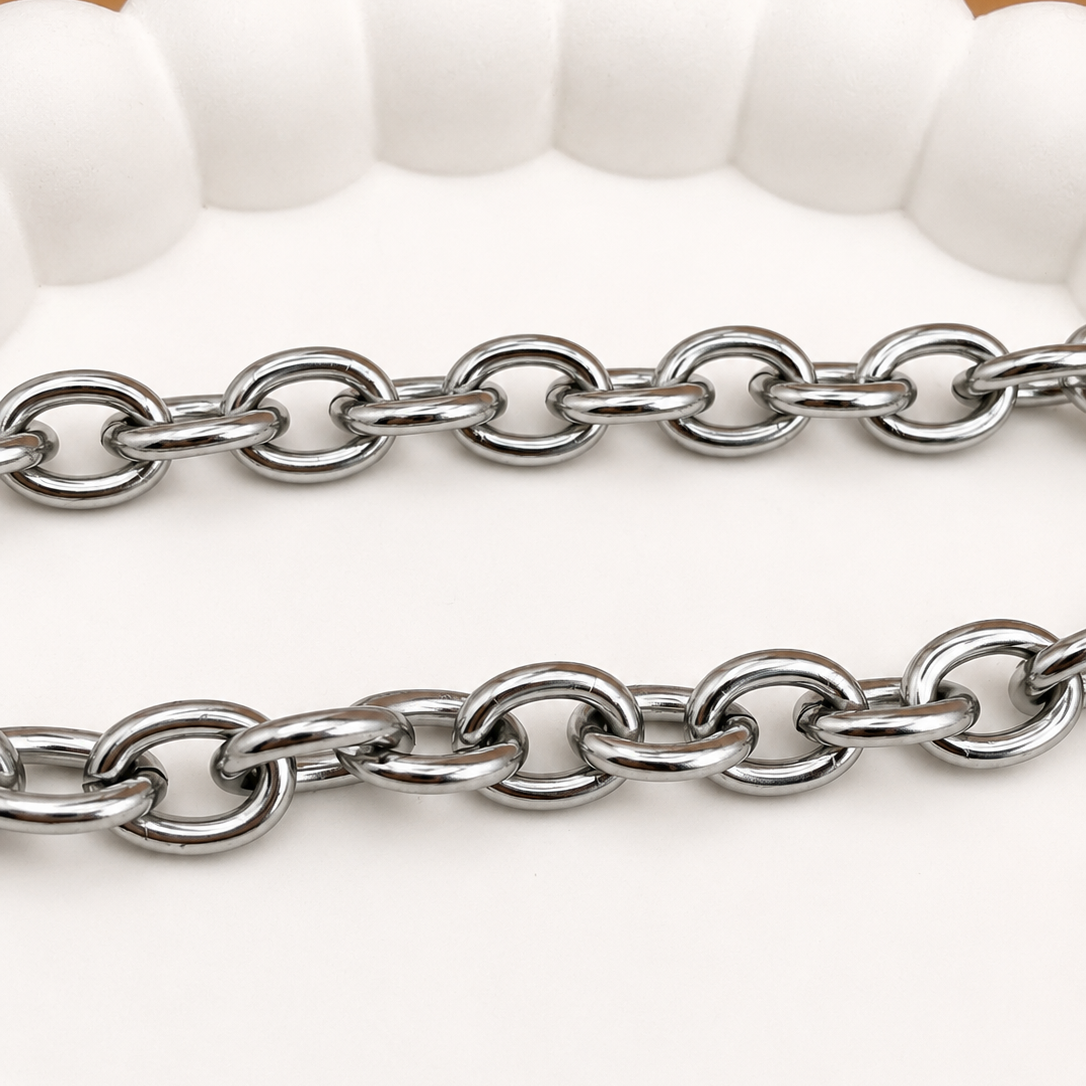 Bold & Thick Oval Cable Chain – 10x7