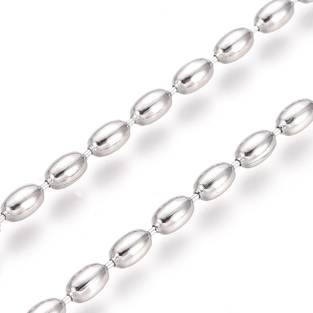 Rice Ball Chain - 4x2.4mm