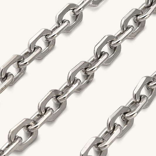 Modern Link Chain – 10x7mm (By the Foot)