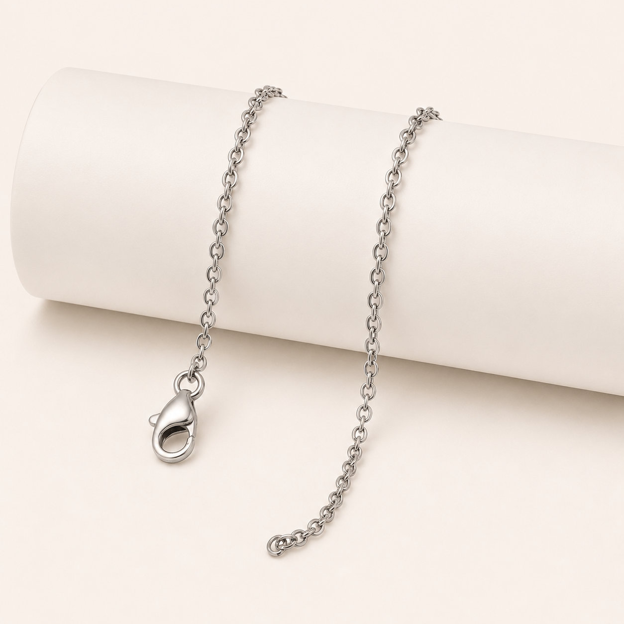 Minimal Cable Chain Necklace – 19.7"