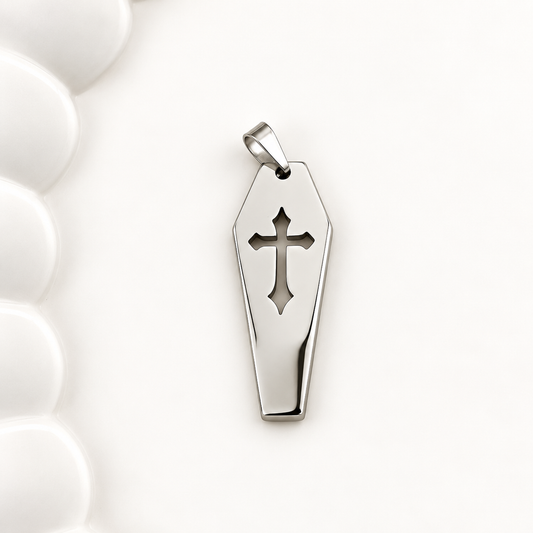 Coffin Cross Charm – 30mm