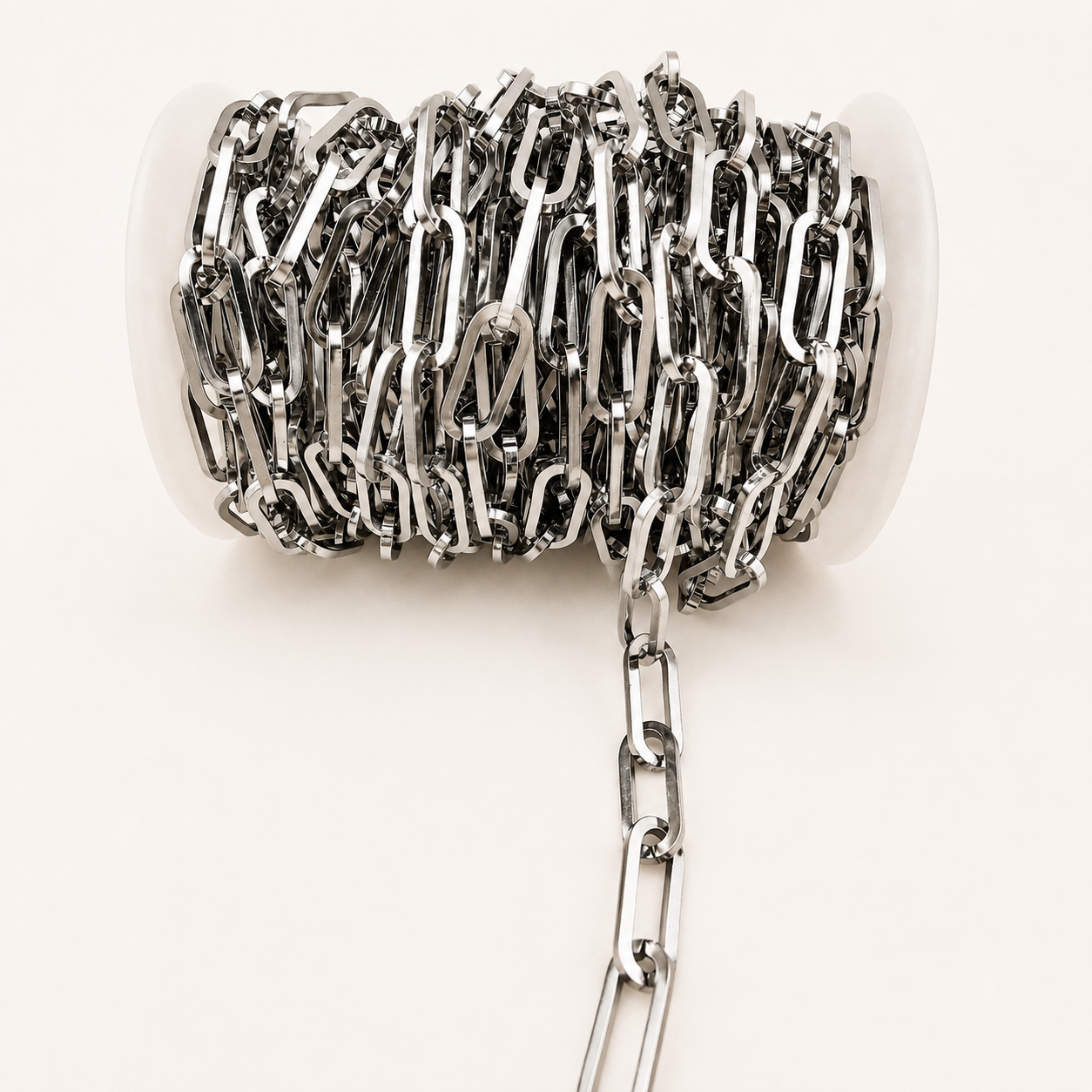 18mm Enlongated Paperclip Chain