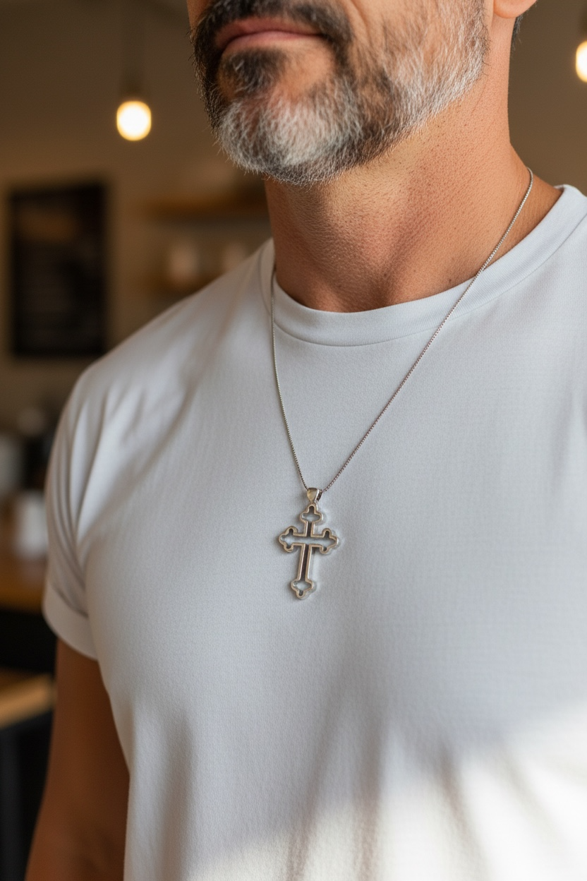 Heritage Cross Pendant – 32x20mm