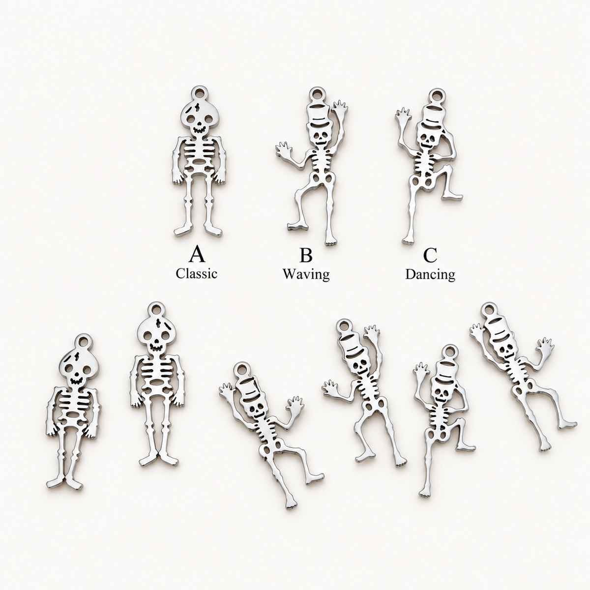 Skeleton Charms – Multiple Options