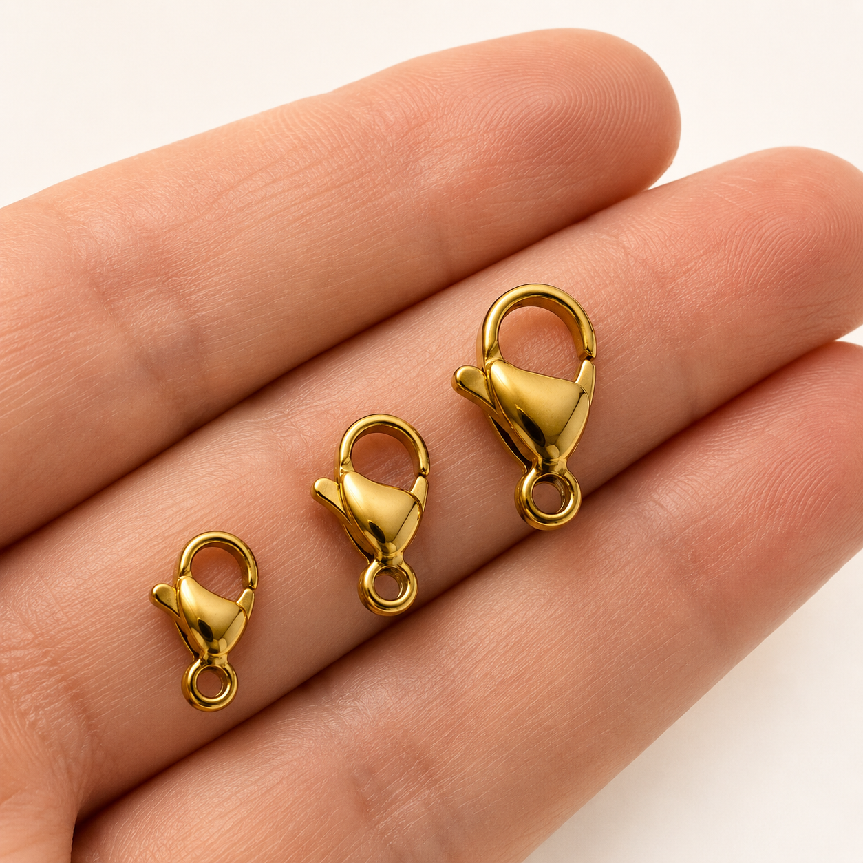 Antiqued Gold IP Lobster Clasp - Multiple Sizes