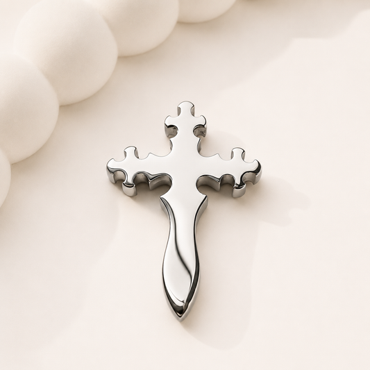 Warrior Blade Cross Pendant - 27.5x20mm