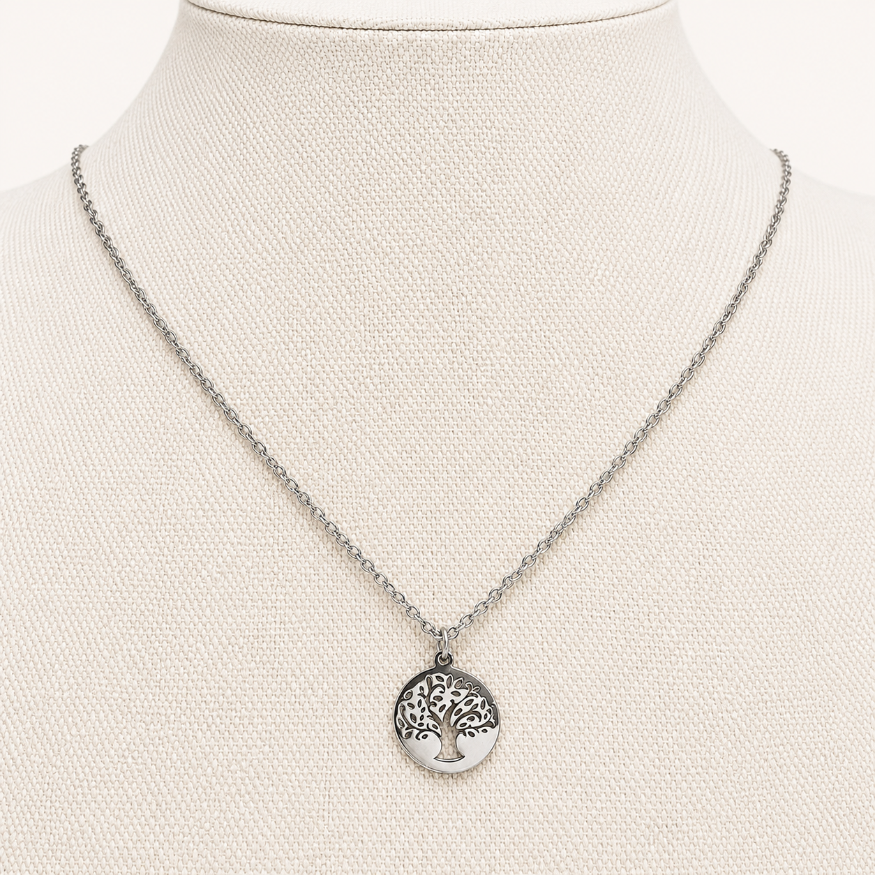 Stainless Steel Tree of Life Necklace