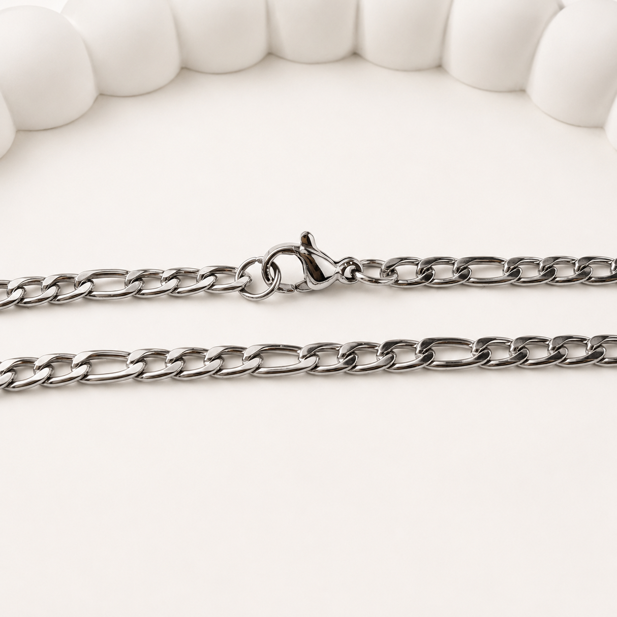 Figaro Chain Necklace - 4mm & 7mm