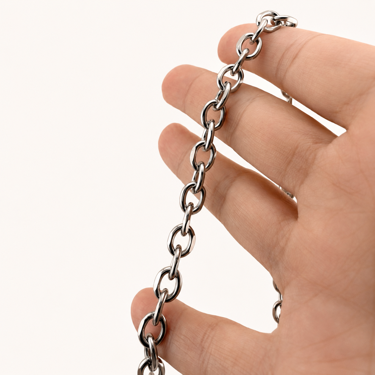 10mm Diamond Cut Link Chain