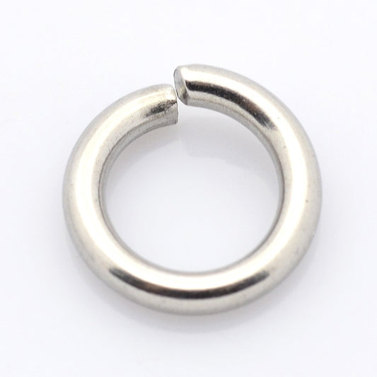 7mm • 16 Gauge - Heavy-duty Round Open Jump Rings