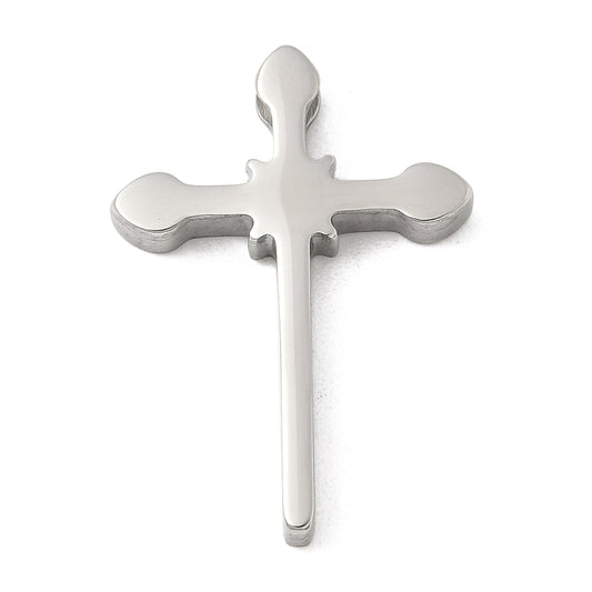 Nova Cross Pendant, 29 x20mm, Hole: 3mm