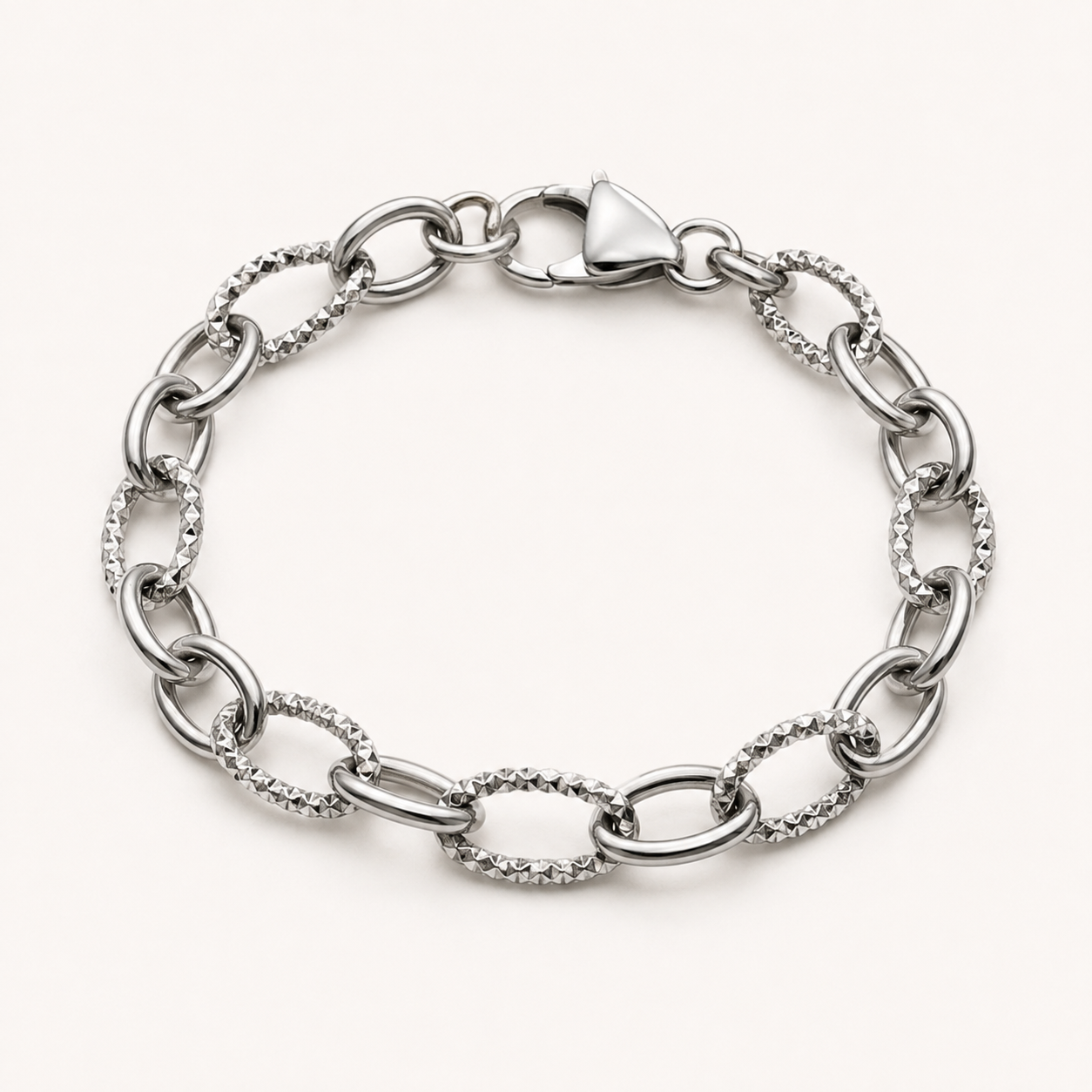 Elongated Alternating Link Chain – 13x7.5mm (By the Foot)