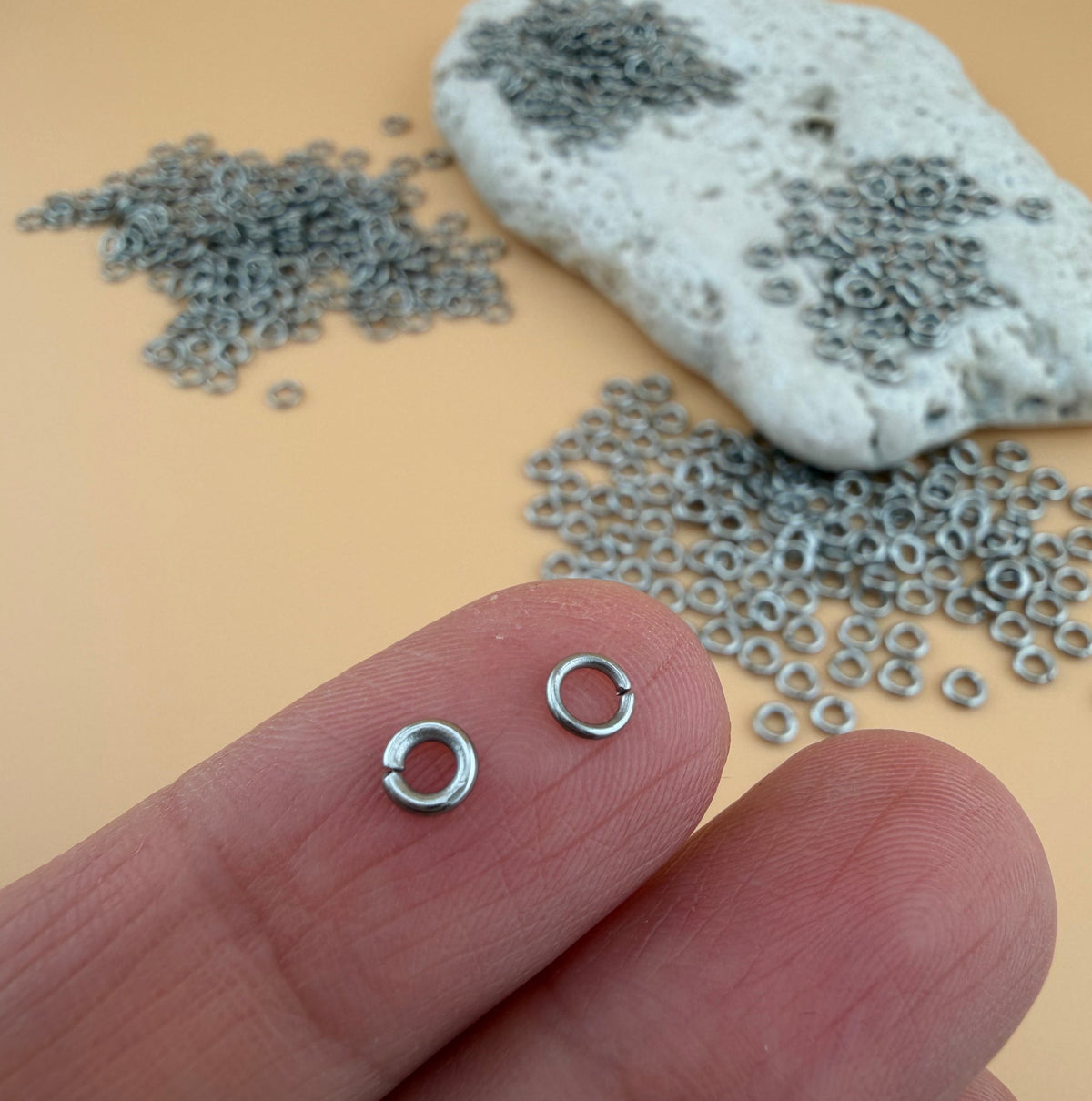 4mm Round Open Jump Rings (Pack of 50)