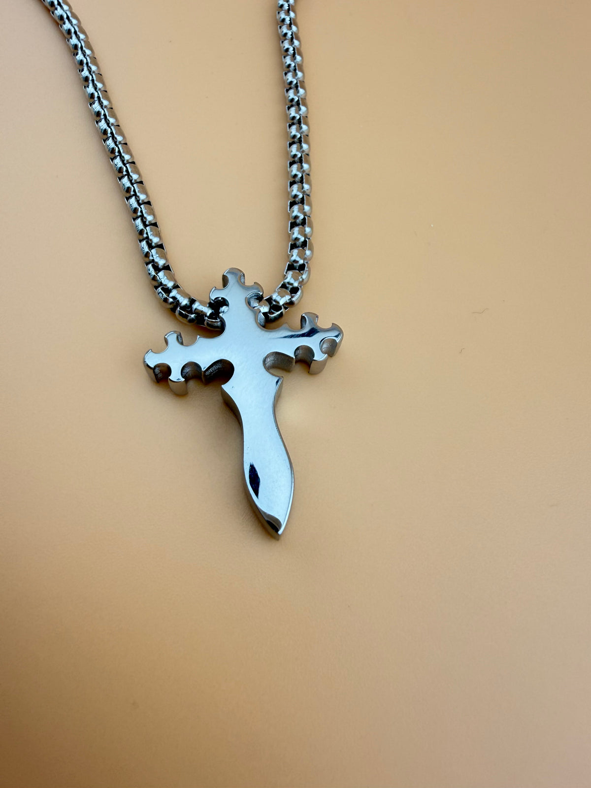 Warrior Blade Cross Pendant - 27.5x20mm