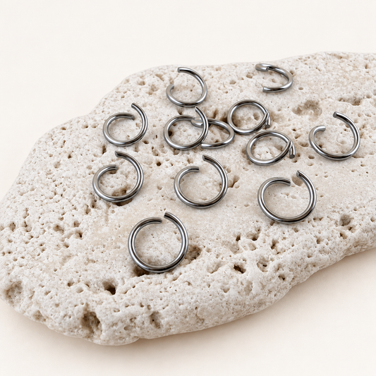 10mm  • 18 Gauge Open Jump Rings